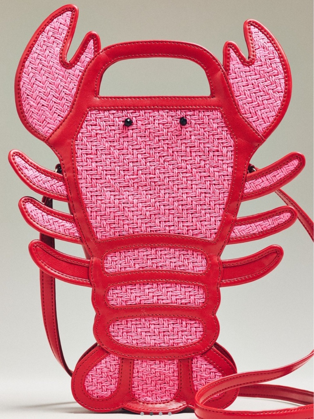 NWT Anthro Maeve Raffia Sea Lobster Creature Handbag 🦞 - Picture 2 of 13